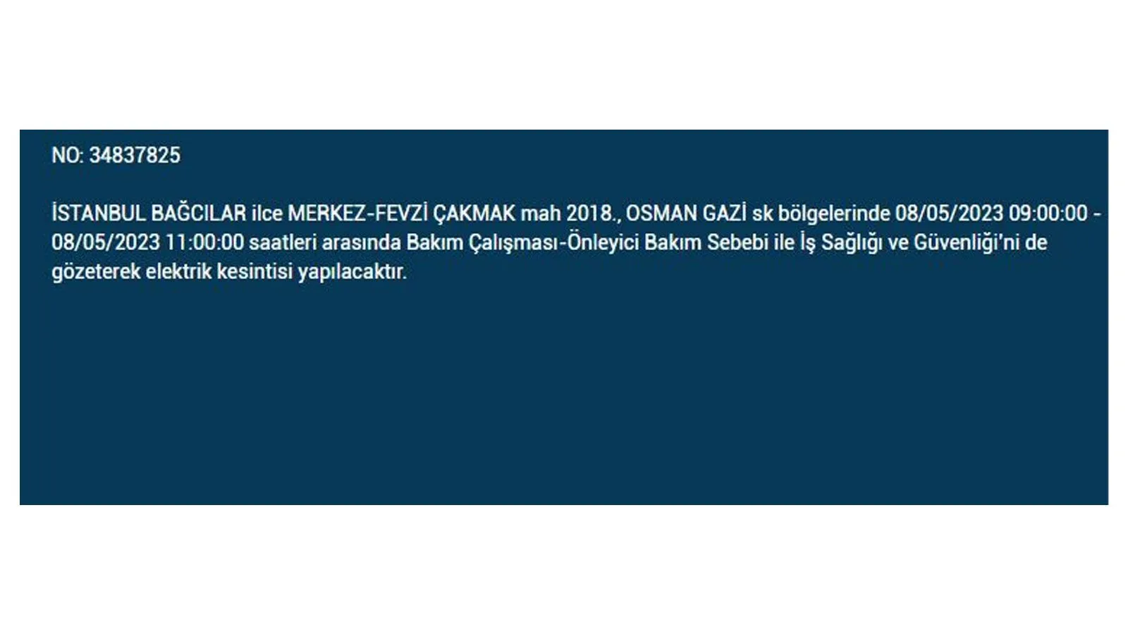 Elektrik kesintisi yarın olacak mı? İstanbul da elektrik kesintisi! 8 Mayıs 2023 elektrik kesintisi olacak ilçeler!