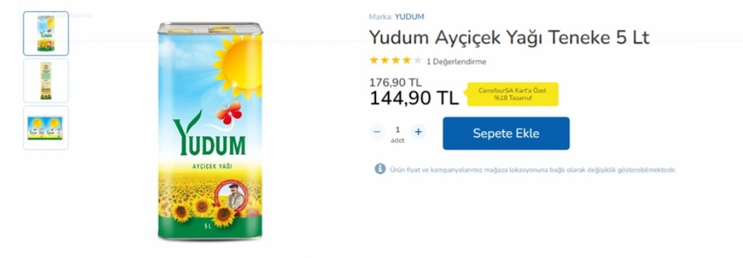 Carrefour dan 5 litre ayçiçek yağına görülmemiş indirim geldi! Fiyatlar resmen dip yaptı