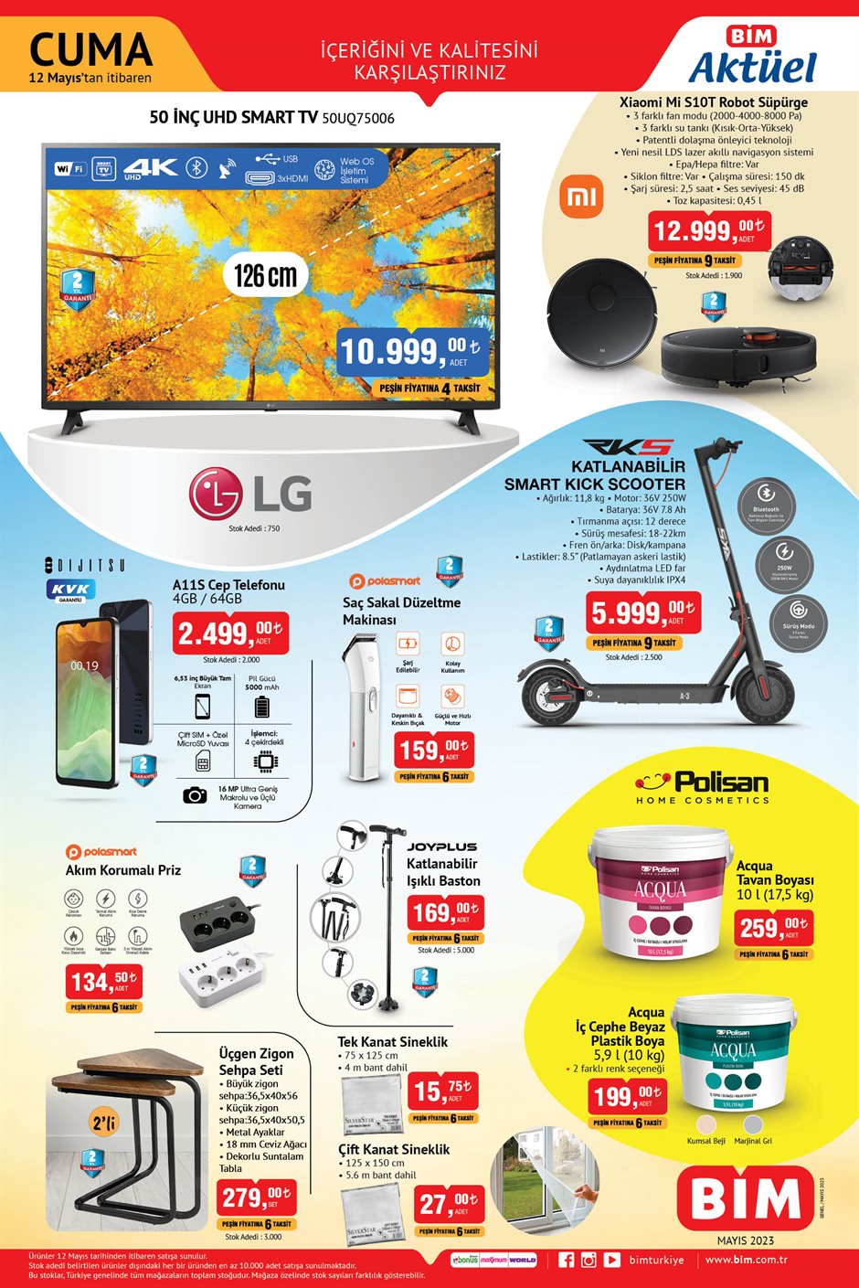 BİM’de her üründe indirim var! Hamur makinesi 1600 TL’ye, düdüklü tencere 450 TL’ye, 2’li tava seti 250 TL’ye düştü!