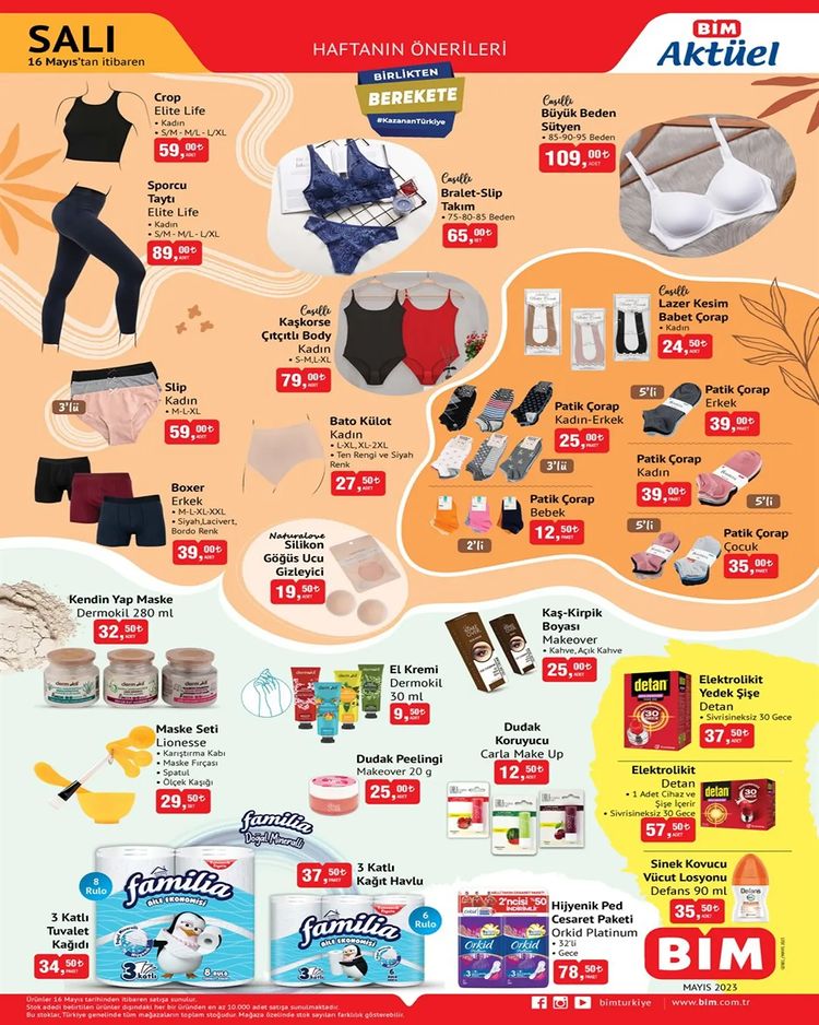 BİM den sürpriz indirim! Fiyatlar düşüyor! 16 Mayıs Salı günü tuvalet kağıdı, sabun, bulaşık tableti, deterjan indirimde