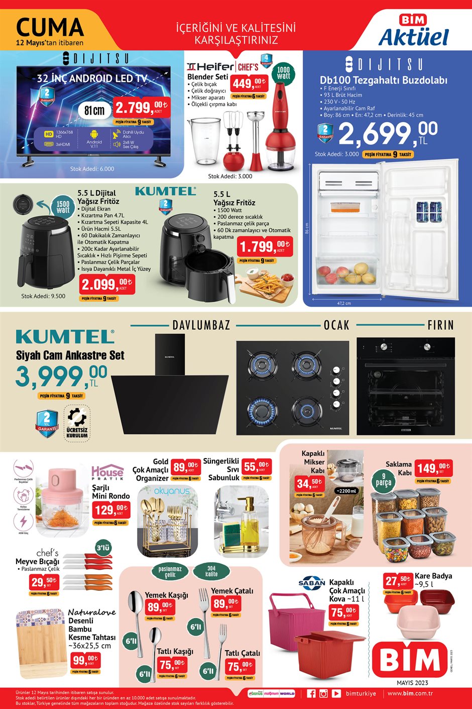 BİM’de ne alırsan al indirimli! Yastık kılıfı 59 TL’ye, baskılı pike 125 TL’ye, yatak örtüsü 150 TL’ye düştü!