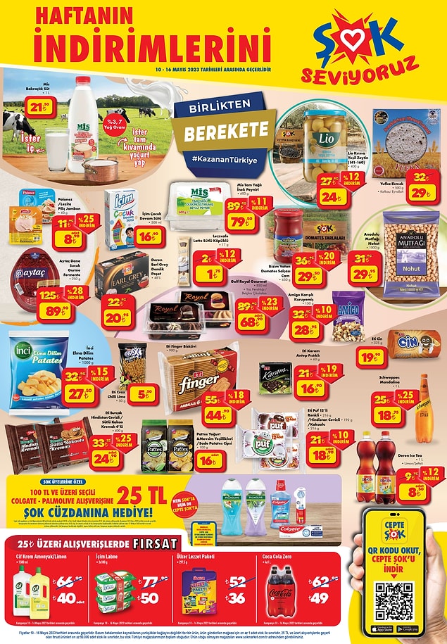 ŞOK’ta çamaşır suyu 20,25 TL’ye, Pril 79,50 TL’ye, bulaşık makinesi tableti 56 TL’ye düştü!