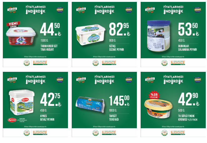 Tarım Kredi den çılgın kampanya! İndirimler peş peşe raflara dizildi! Çay, şeker, salçada dip fiyatlar...