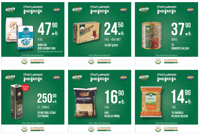 Tarım Kredi den çılgın kampanya! İndirimler peş peşe raflara dizildi! Çay, şeker, salçada dip fiyatlar...
