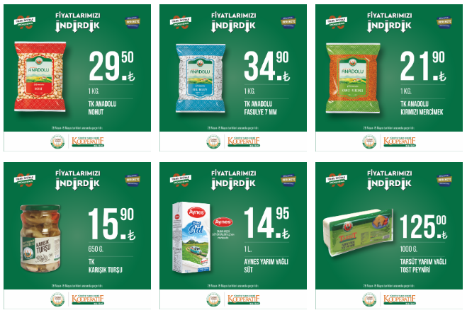 Tarım Kredi den çılgın kampanya! İndirimler peş peşe raflara dizildi! Çay, şeker, salçada dip fiyatlar...