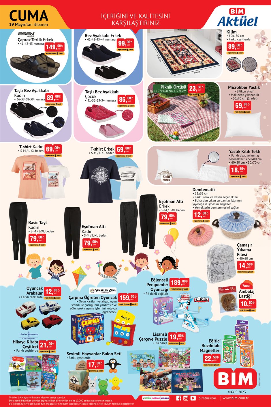 BİM’de karnıyarık tenceresi 179 TL’ye, tava 89 TL’ye, ocak üstü tost tavası 179 TL’ye düştü!