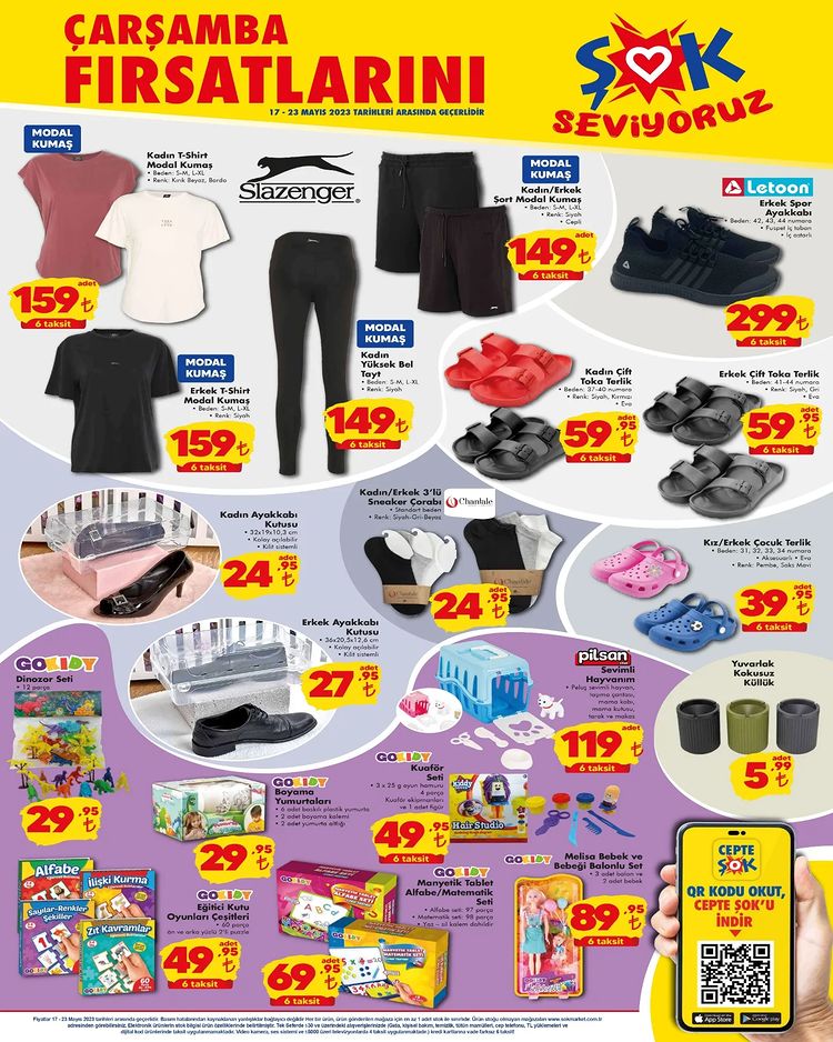 Şok Market e büyük indirim geliyor; Tuvalet kağıdı, deterjan, peynir, zeytin, airfryer, televizyon ne ararsan var!