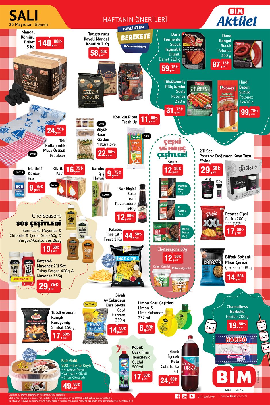 BİM de indirim şenliği başlıyor! Dana sucuk 87 TL ye, 5 kg yoğurt 97 TL ye, salam 36 TL ye düştü!