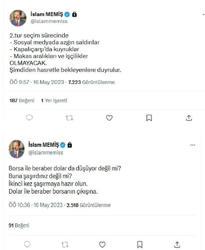 Altın, döviz, borsa paranız nerede ise dikkat! İslam Memiş uçuşa geçecek tarihi açıkladı