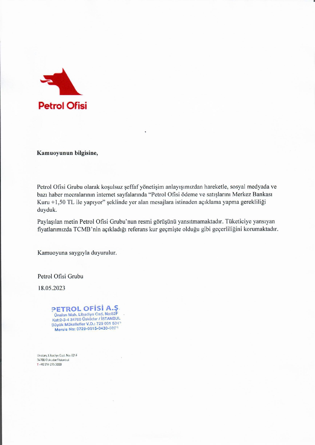 Petrol Ofisi nden flaş zam iddialarına flaş yanıt!