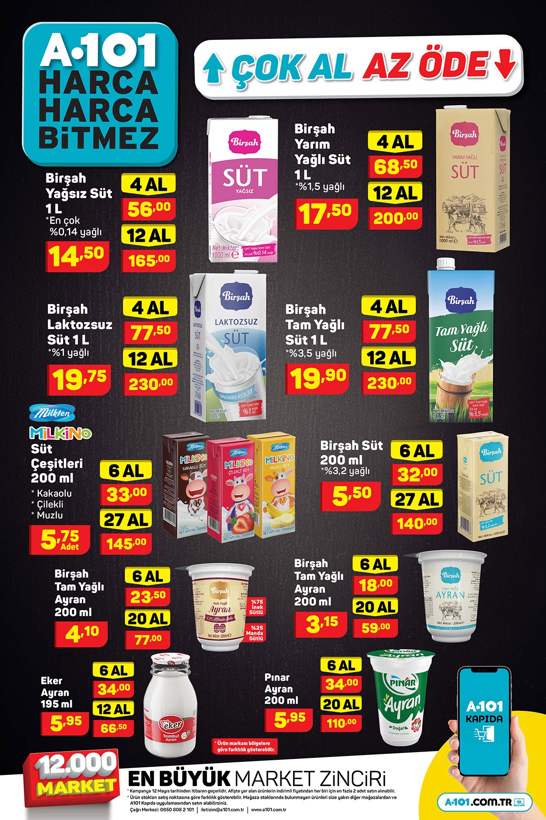 A101’de haftanın indirimleri belli oldu! Ayçiçek yağı 62 TL, yumuşatıcı 48,50 TL, bulaşık deterjanı 14,25 TL...