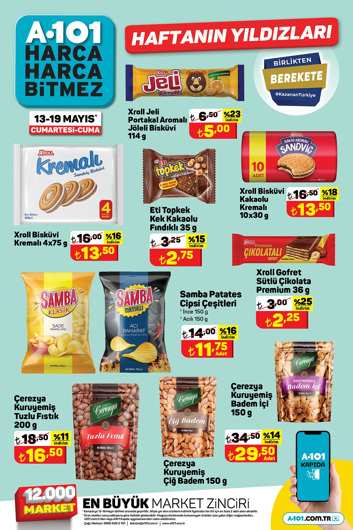 A101’de haftanın indirimleri belli oldu! Ayçiçek yağı 62 TL, yumuşatıcı 48,50 TL, bulaşık deterjanı 14,25 TL...