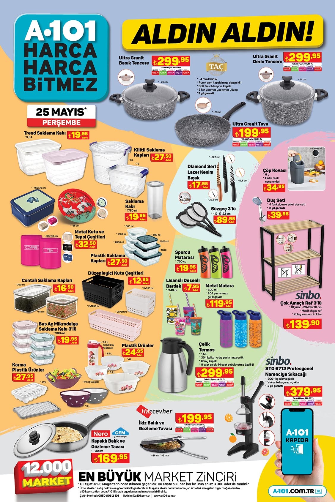 A101’de kahve makinesi 300 TL’ye, tost makinesi 600 TL’ye, blender seti 650 TL’ye düştü!