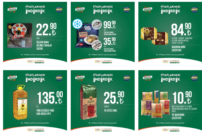 Tarım Kredi de ayçiçek yağı, peynir, çay, şeker fiyatları dip yaptı! Hafta sonunda sepet dolduracak kampanya!