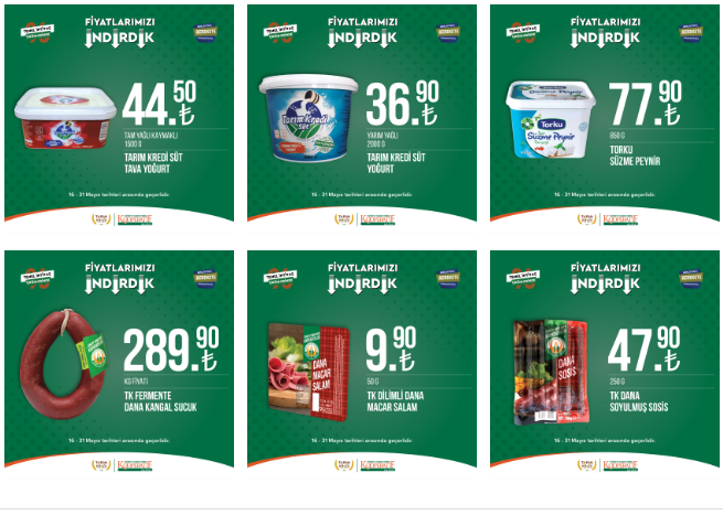 Tarım Kredi de ayçiçek yağı, peynir, çay, şeker fiyatları dip yaptı! Hafta sonunda sepet dolduracak kampanya!