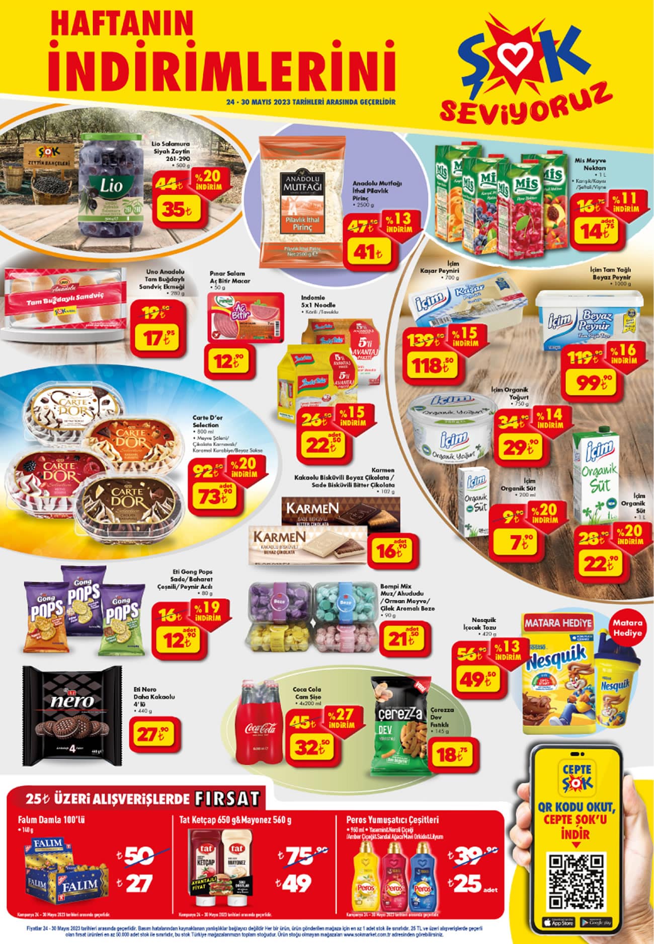 9 kg ekonomik Omo toz deterjan 179 TL ye, Domestos çamaşır suyu 49 TL ye düştü! ŞOK Market te yüzde 30 a varan indirim!