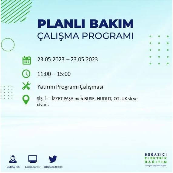 Yarın elektrik kesintisi yaşanacak mı? İşte 22 Mayıs 2023 elektrik kesintisi yaşanacak ilçeler! 
