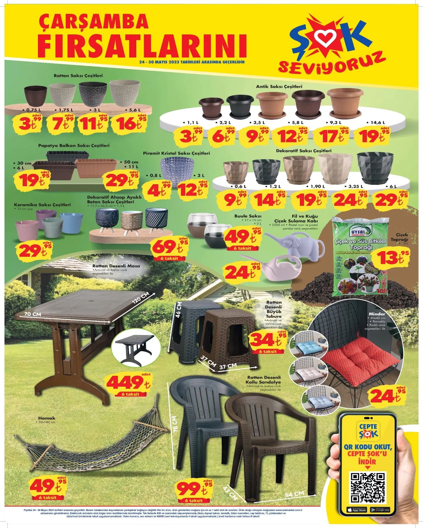 Şok marketten 7 sayfalık indirimli aktüel ürünler kataloğu; 24 Mayıs Çarşamba günü raflarda olacak