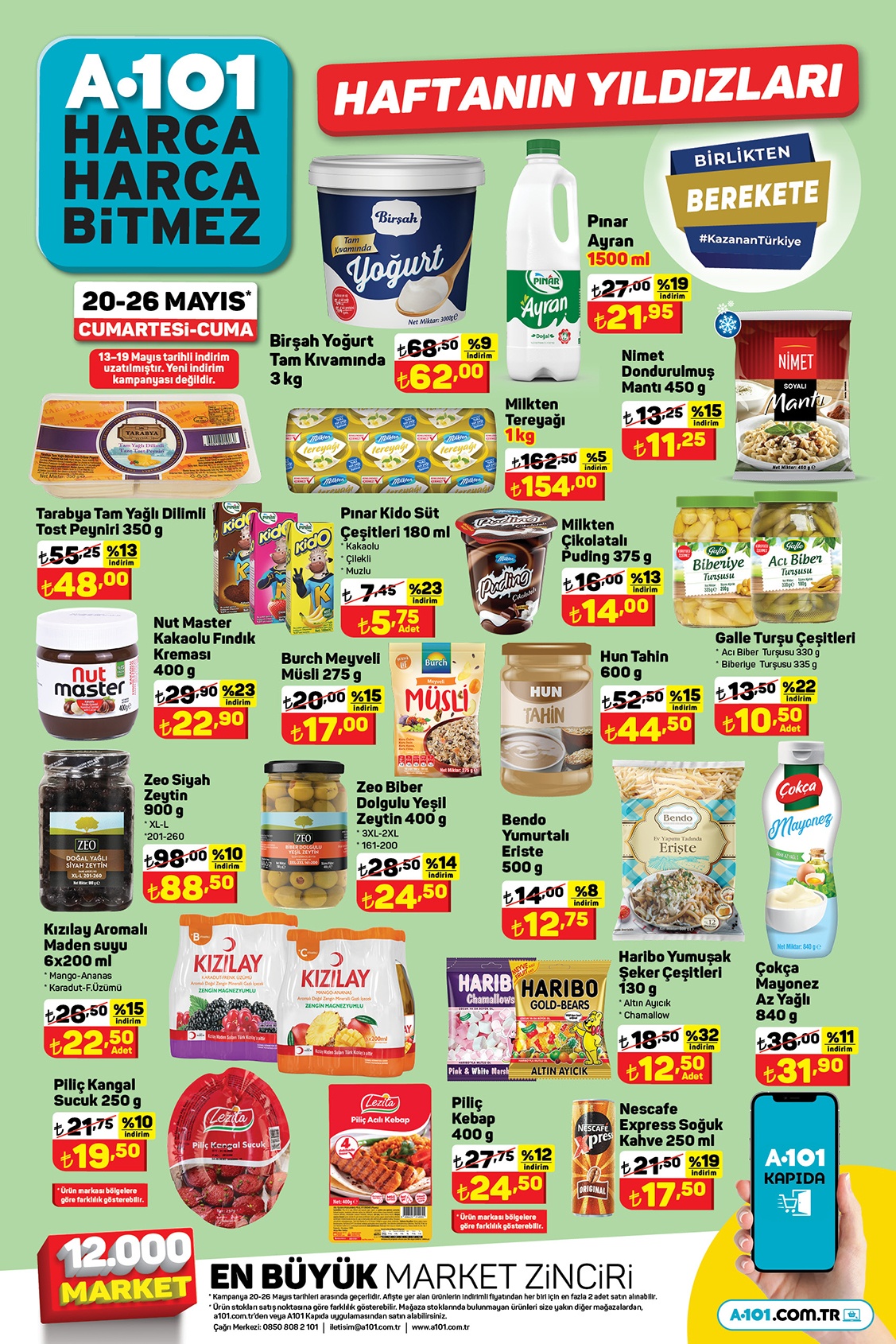 A101 de çılgın indirimler! 4 litre ayçiçek yağı 129 TL ye, 830 gr salça 31 TL ye düştü! A101 de yüzde 35 e varan indirim