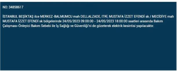 Elektrikler kesintisi! Bugün elektrikler kesilecek mi? İşte 24 Mayıs 2023 elektrik kesintisi yaşanacak ilçeler!