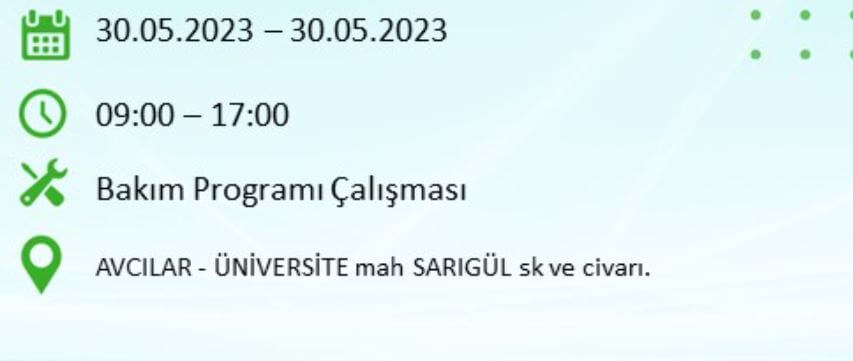 Bugün elektrik kesintisi olacak mı? 30 Mayıs Salı elektrik kesintisi yaşanacak ilçeler hangileridir?