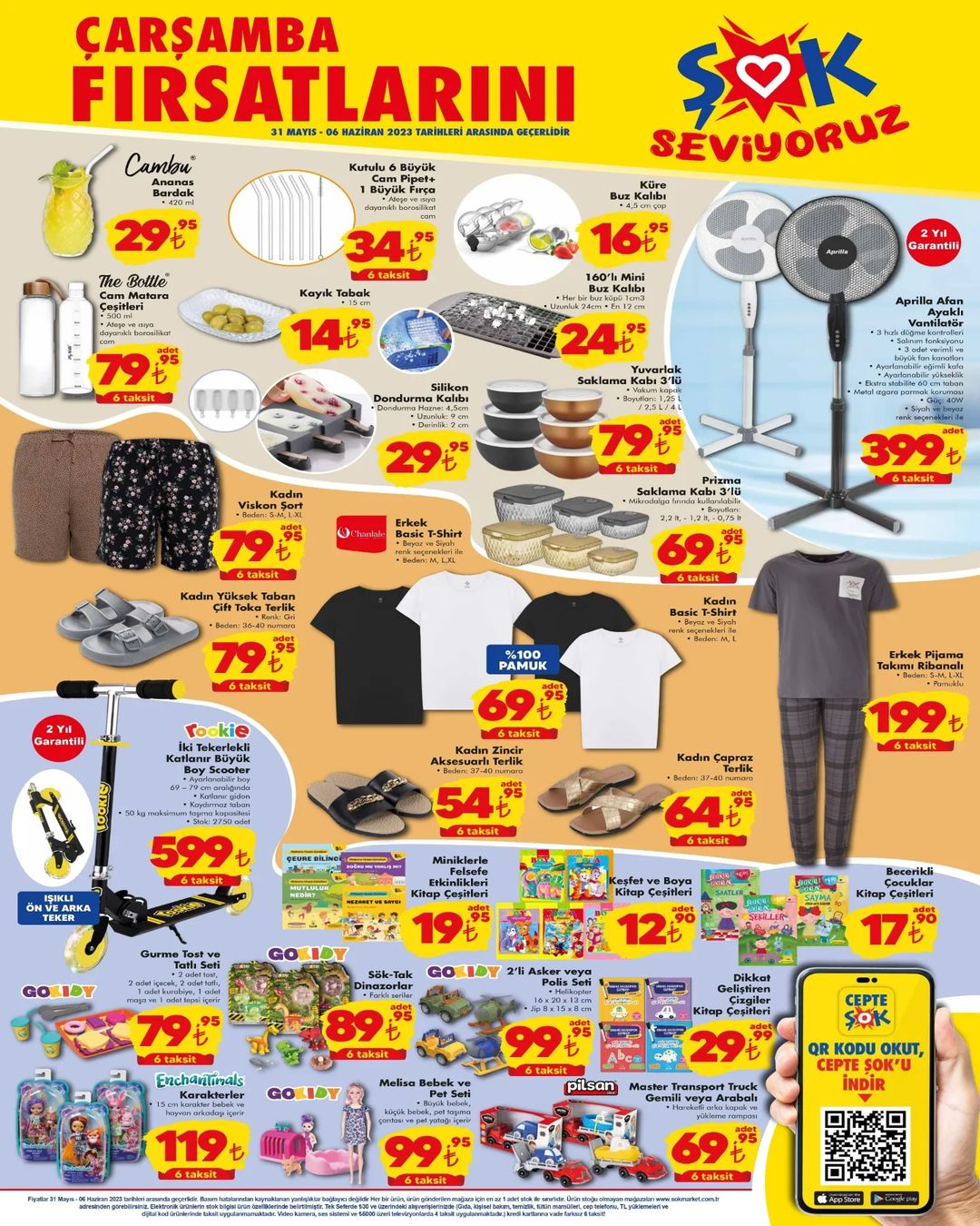 ŞOK ta tost peyniri 132 TL ye, köftelik bulgur 13,90 TL ye, yeşil mercimek 25 TL ye düştü!