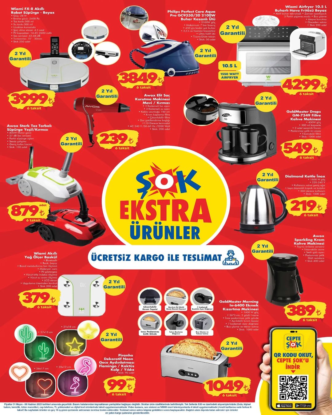 ŞOK ta tost peyniri 132 TL ye, köftelik bulgur 13,90 TL ye, yeşil mercimek 25 TL ye düştü!