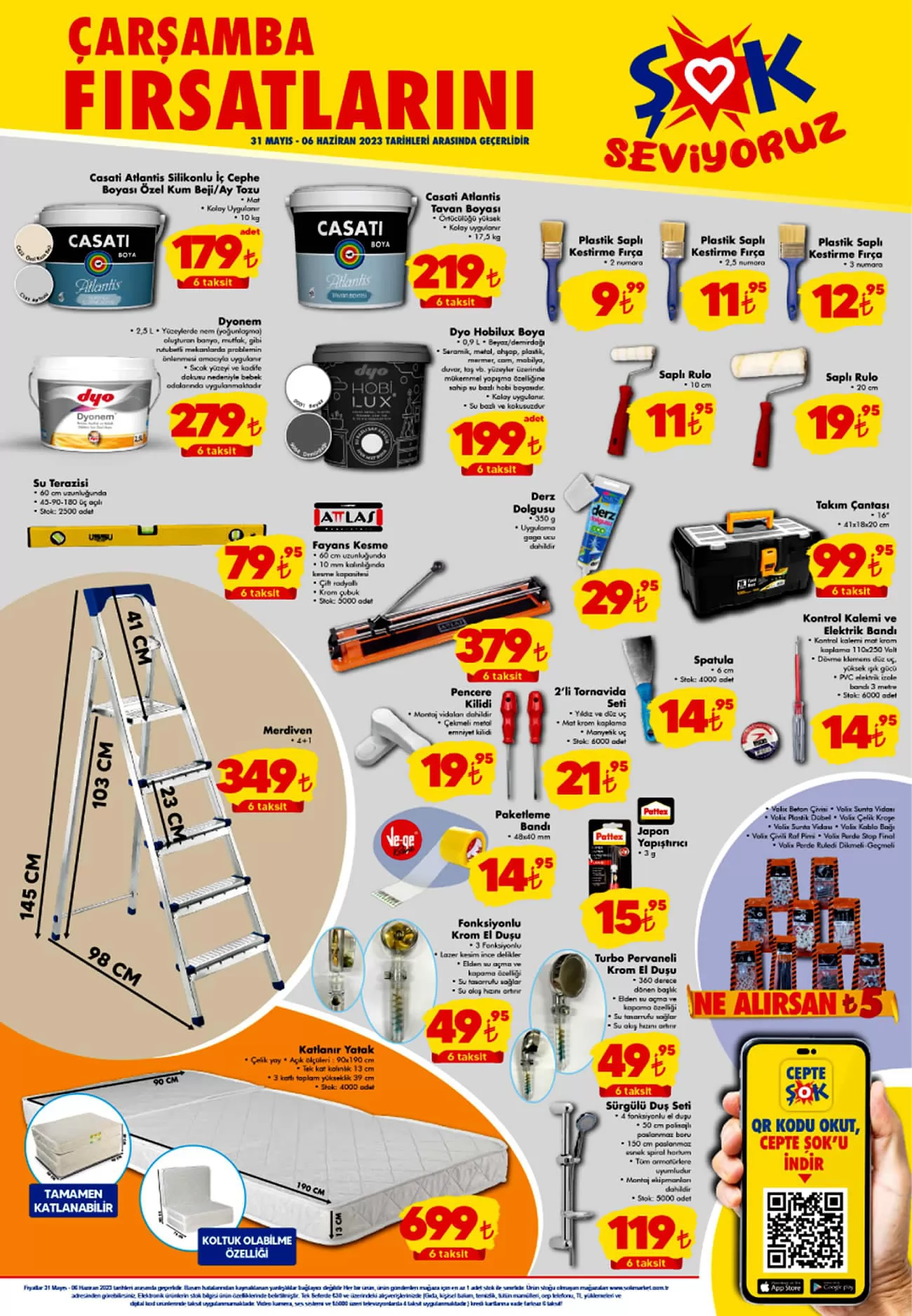 ŞOK ta çılgın yeni indirimler! Ace klasik 26 TL ye, tost peyniri 132 TL ye, robot süpürge 3.999 TL ye düştü!