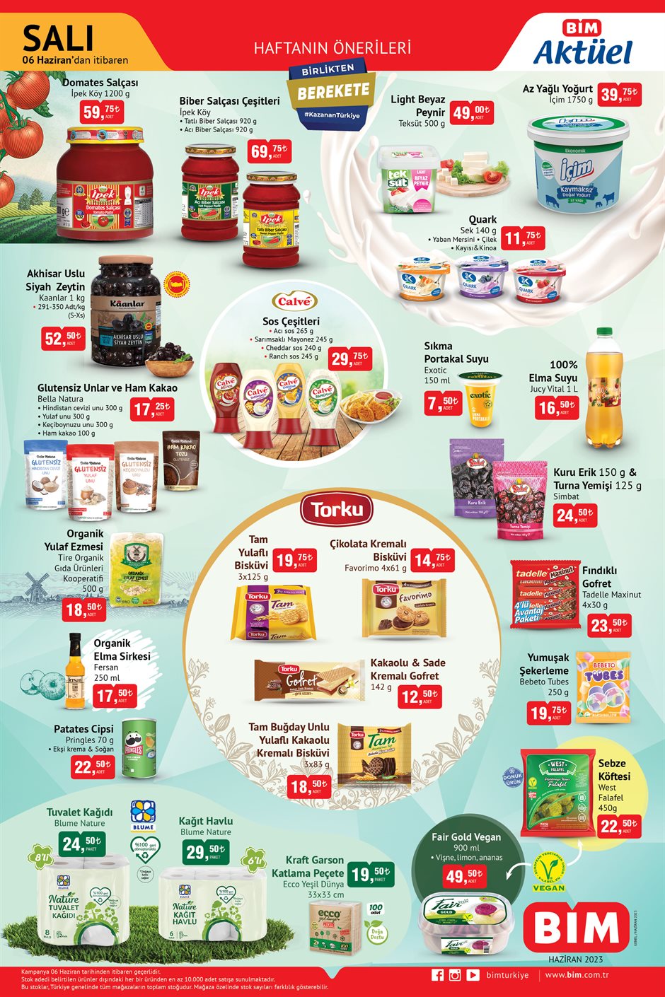 BİM’de domates salçası 59,75 TL’ye, siyah zeytin 52,50 TL’ye, beyaz peynir 59 TL’ye düştü!