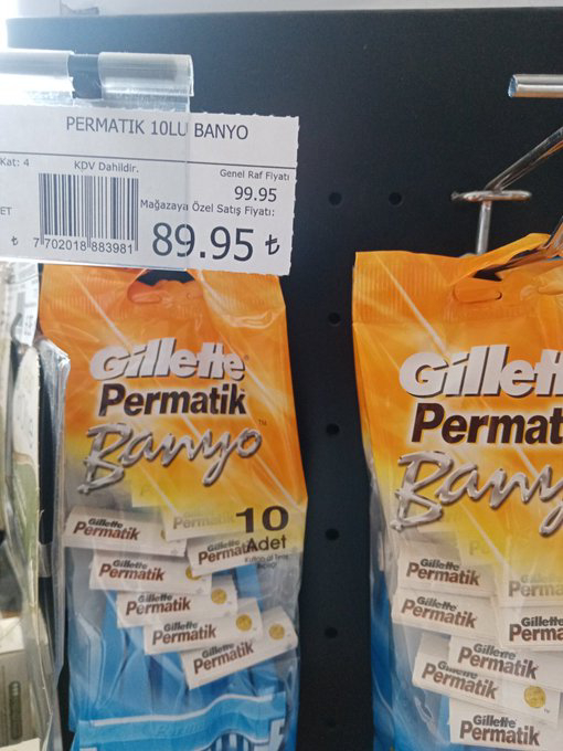 Permatik 10 lu fiyatı 89,95 TL oldu, sosyal medya karıştı; Eskiden tanesi 50 kuruştu