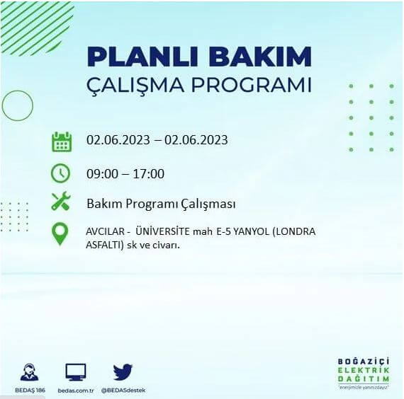 Elektrikler nerede kesilecek? İşte 2 Haziran Cuma elektrik kesintisi yaşanacak ilçeler!