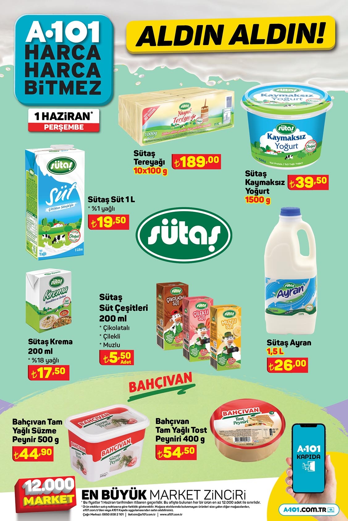 A101’de 6 parça tencere seti 500 TL’ye yuvarlak tepsi çeşitleri 27,50 TL’ye, duvar şarjı 140 TL’ye düştü!