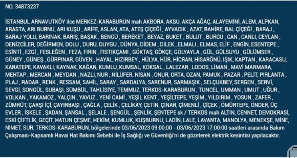 Elektrik kesintisi mi olacak? İşte 3 Haziran Cumartesi elektrik kesintisi yaşanacak ilçeler!