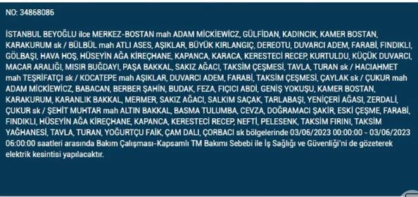 Elektrik kesintisi mi olacak? İşte 3 Haziran Cumartesi elektrik kesintisi yaşanacak ilçeler!