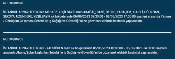 Hemen kontrol edin! Yarın elektrikleriniz olmayacak! İşte 6 Haziran Salı elektrik kesintisi yaşanacak ilçeler! 