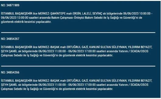 Hemen kontrol edin! Yarın elektrikleriniz olmayacak! İşte 6 Haziran Salı elektrik kesintisi yaşanacak ilçeler!
