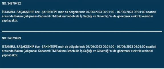Yarın nerede elektrikler kesilecek? İşte 7 Haziran Çarşamba elektrik kesintisi yaşanacak ilçeler!
