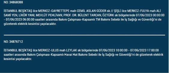 Yarın nerede elektrikler kesilecek? İşte 7 Haziran Çarşamba elektrik kesintisi yaşanacak ilçeler!