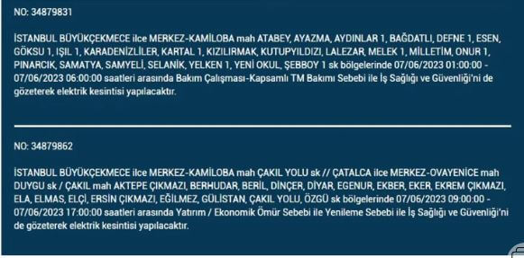 Yarın nerede elektrikler kesilecek? İşte 7 Haziran Çarşamba elektrik kesintisi yaşanacak ilçeler!