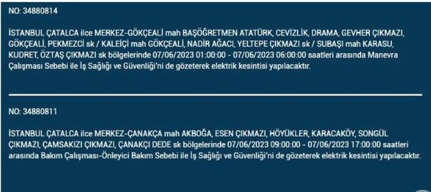 Yarın nerede elektrikler kesilecek? İşte 7 Haziran Çarşamba elektrik kesintisi yaşanacak ilçeler!