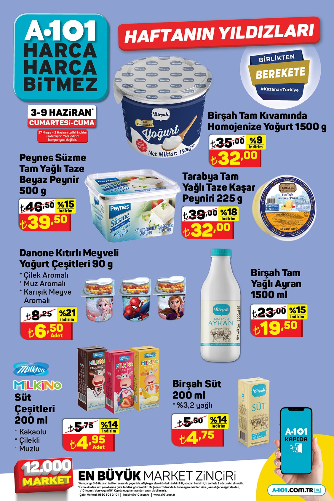 A101 de Sleepy bebek bezi çeşitleri 64 TL ye, Ace çamaşır suyu 44 TL ye, pirinç 40 TL ye düştü!