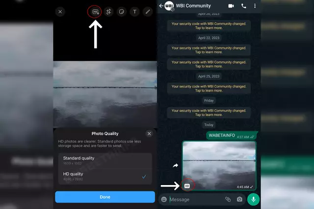 Güncelleme ile WhatsApp tan HD Fotoğraf Göndermek Artık Mümkün!