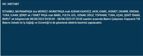 Elektrik kesintisi olacak mı? İşte 8 Haziran Perşembe elektrik kesintisi yaşanacak ilçeler!
