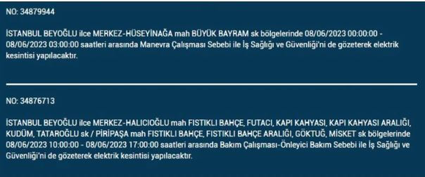 Elektrik kesintisi olacak mı? İşte 8 Haziran Perşembe elektrik kesintisi yaşanacak ilçeler!