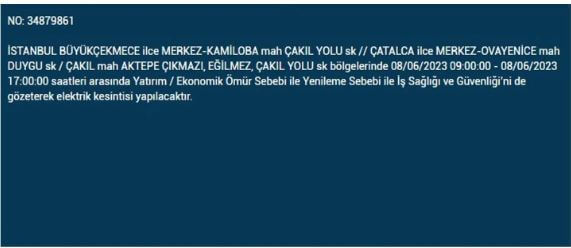 Elektrik kesintisi olacak mı? İşte 8 Haziran Perşembe elektrik kesintisi yaşanacak ilçeler!