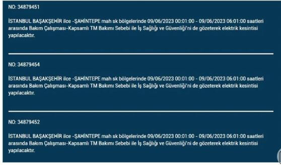 Bu ilçelerde oturanlar dikkat! Bugün elektrikler mi gidecek! İşte 9 Haziran Cuma elektrik kesintisi yaşanacak ilçeler!