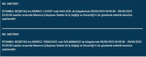 Bu ilçelerde oturanlar dikkat! Bugün elektrikler mi gidecek! İşte 9 Haziran Cuma elektrik kesintisi yaşanacak ilçeler!