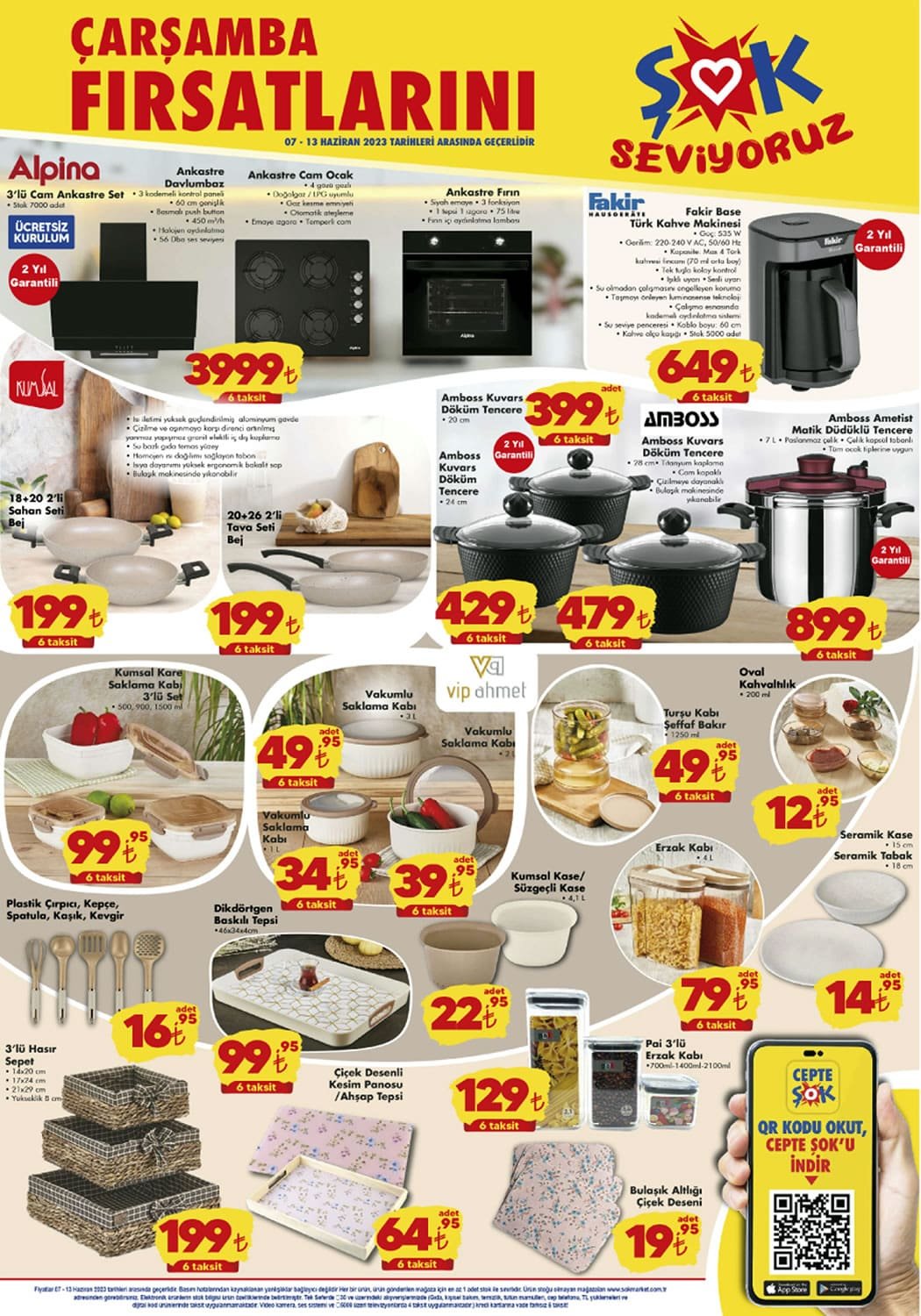 ŞOK’ta ütü masası 500 TL’ye, 3 raflı lambader 200 TL’ye, mini abajur 100 TL’ye düştü!