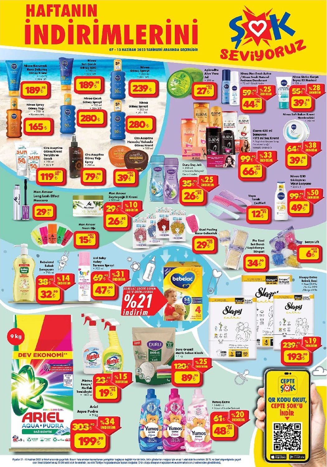 ŞOK’ta ütü masası 500 TL’ye, 3 raflı lambader 200 TL’ye, mini abajur 100 TL’ye düştü!