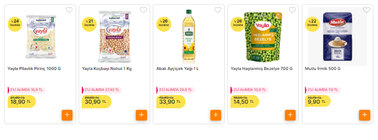 Çok al hesaplı al kampanyası başladı! 1 kg ayçiçek yağı ikili alımda 29 TL ye düşüyor!
